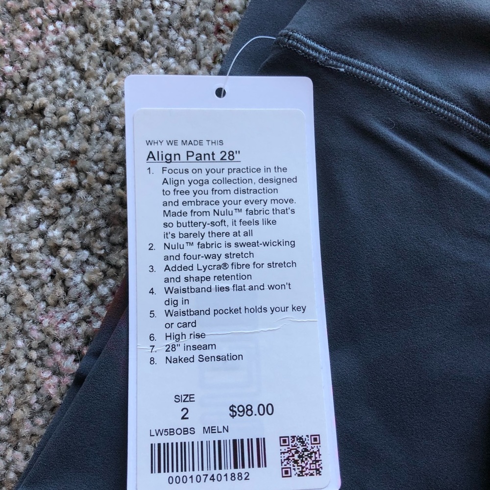 Align pant melanite - Picture 2 of 3
